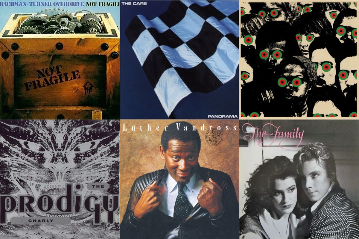 August 12th album covers: Not Fragile, Panorama, Cheat Codes, Charly, Never Too Much, The Family