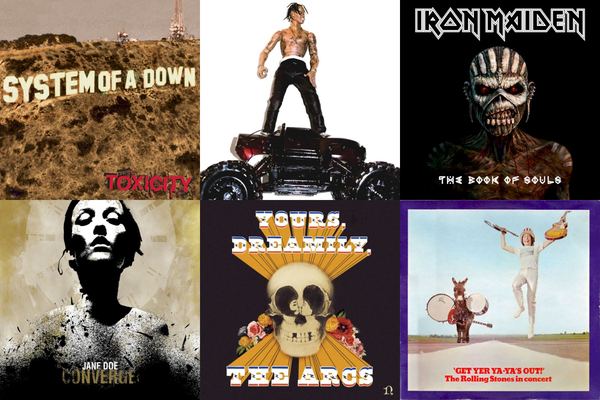 September 4th album covers: Toxicity, Rodeo, The Book Of Souls, Jane Doe, Yours, Dreamily,, Get Yer Ya-Ya's Out! - The Rolling Stones In Concert