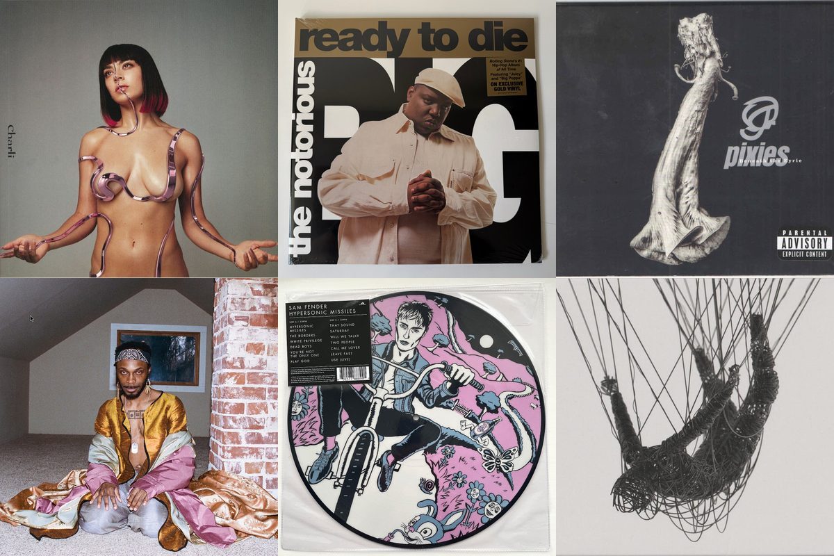 September 13th album covers: Charli, Ready To Die, Beneath The Eyrie, All My Heroes Are Cornballs, Hypersonic Missiles, The Nothing