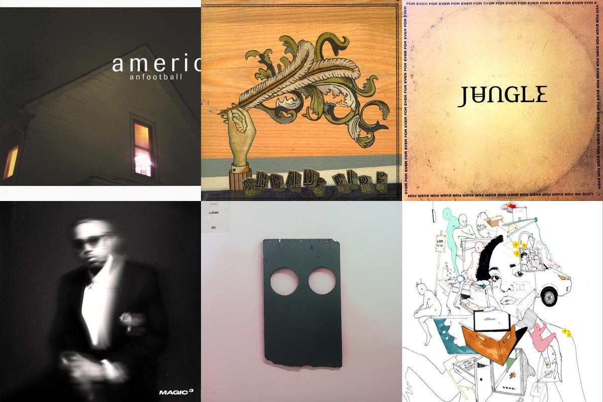 September 14th album covers: American Football, Funeral, For Ever, Magic ³, Double Negative, Room 25