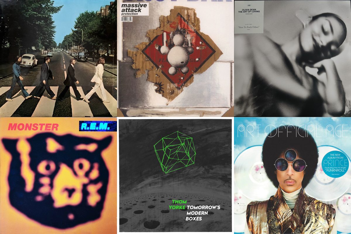 September 26th album covers: Abbey Road, Protection, The Art Of Loving, Monster, Tomorrow's Modern Boxes, Art Official Age