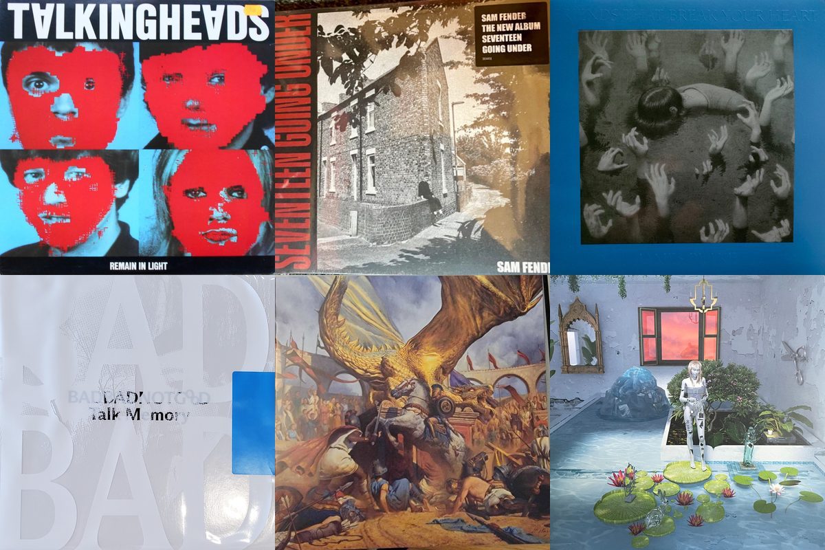 October 8th album covers: Remain In Light, Seventeen Going Under, Friends That Break Your Heart, Talk Memory, In The Court Of The Dragon, I Want The Door To Open