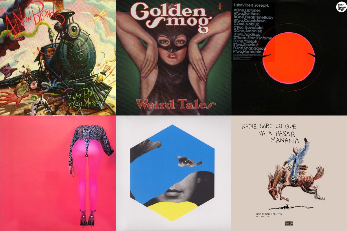 October 13th album covers: Bigger, Better, Faster, More!, Weird Tales, YosepH, Masseduction, Colors, Nadie Sabe Lo Que Va A Pasar Mañana