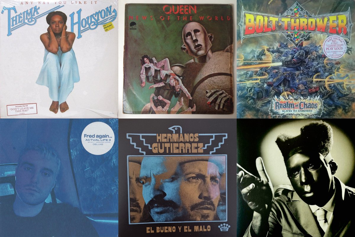 October 28th album covers: Any Way You Like It, News Of The World, Realm Of Chaos (Slaves To Darkness), Actual Life 3 (January 1 - September 9 2022), El Bueno Y El Malo, Chromakopia