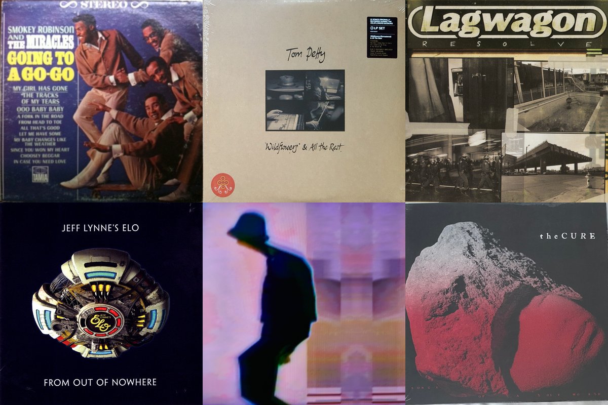 November 1st album covers: Going To A Go-Go, Wildflowers, Resolve, From Out Of Nowhere, Altogether, Songs Of A Lost World