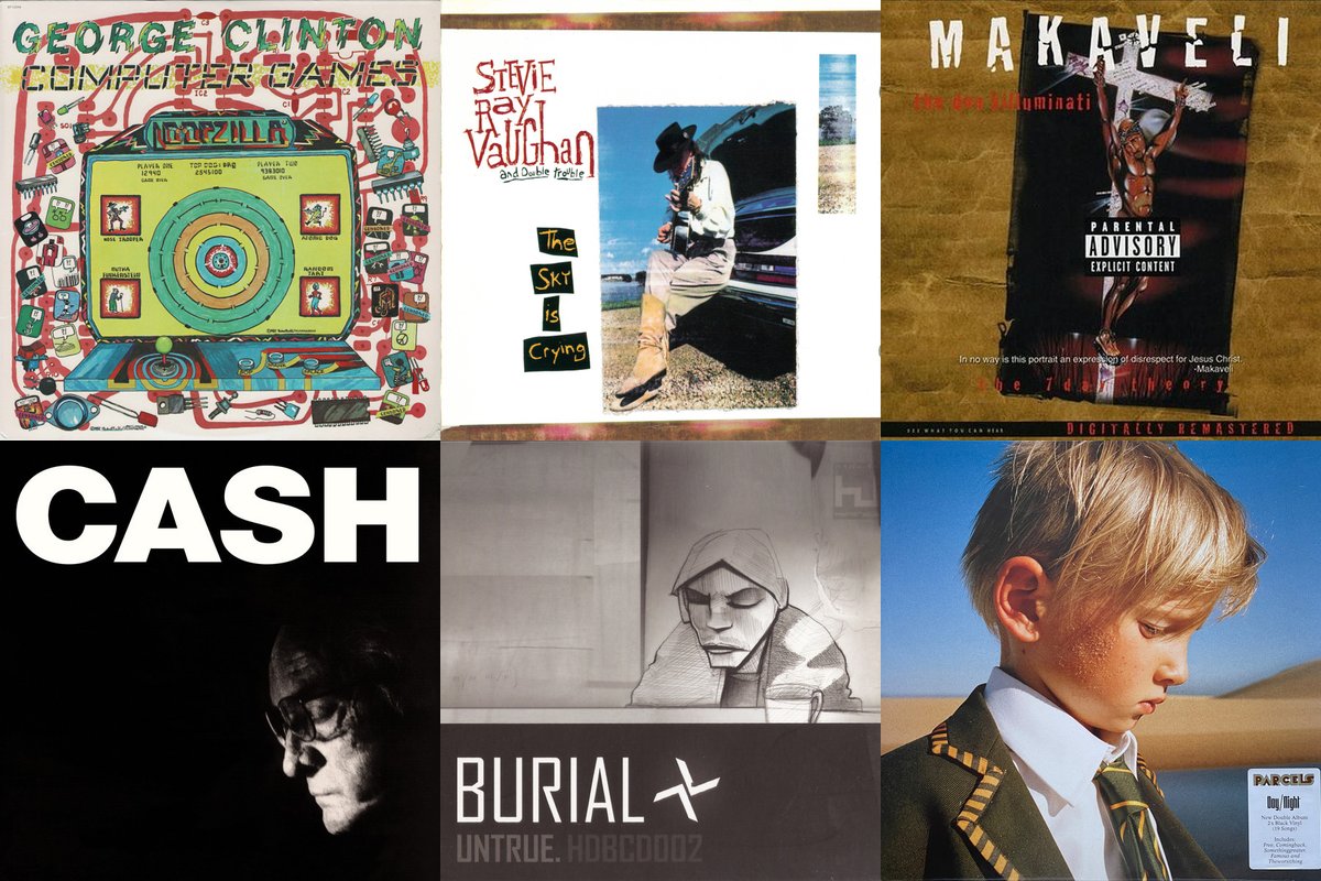 November 5th album covers: Computer Games, The Sky Is Crying, The Don Killuminati (The 7 Day Theory), American IV: The Man Comes Around, Untrue, Day/Night