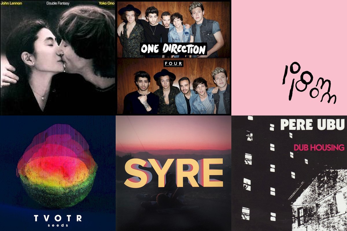 November 17th album covers: Double Fantasy, Four, Pom Pom, Seeds, Syre, Dub Housing