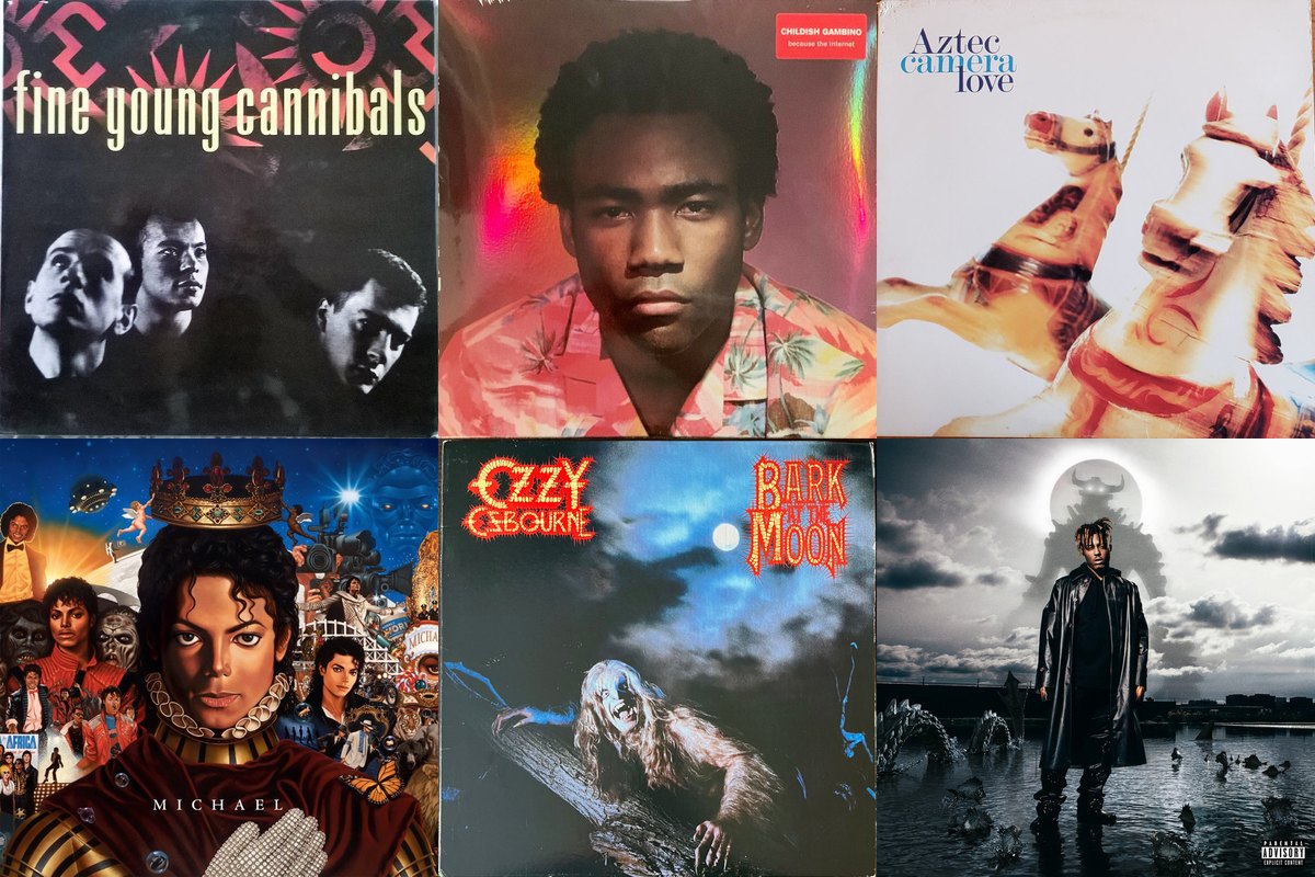 December 10th album covers: Fine Young Cannibals, Because The Internet, Love, Michael, Bark At The Moon, Fighting Demons