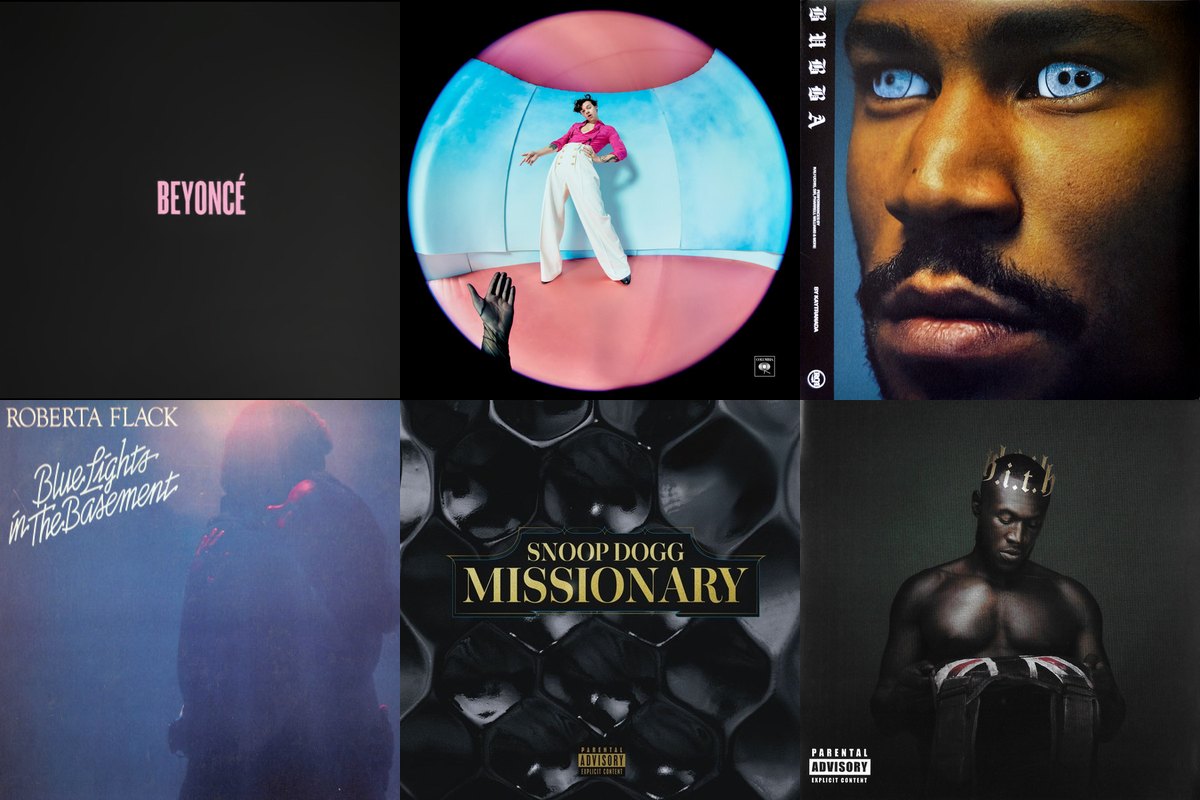 December 13th album covers: Beyoncé, Fine Line, Bubba, Blue Lights In The Basement, Missionary, Heavy Is The Head