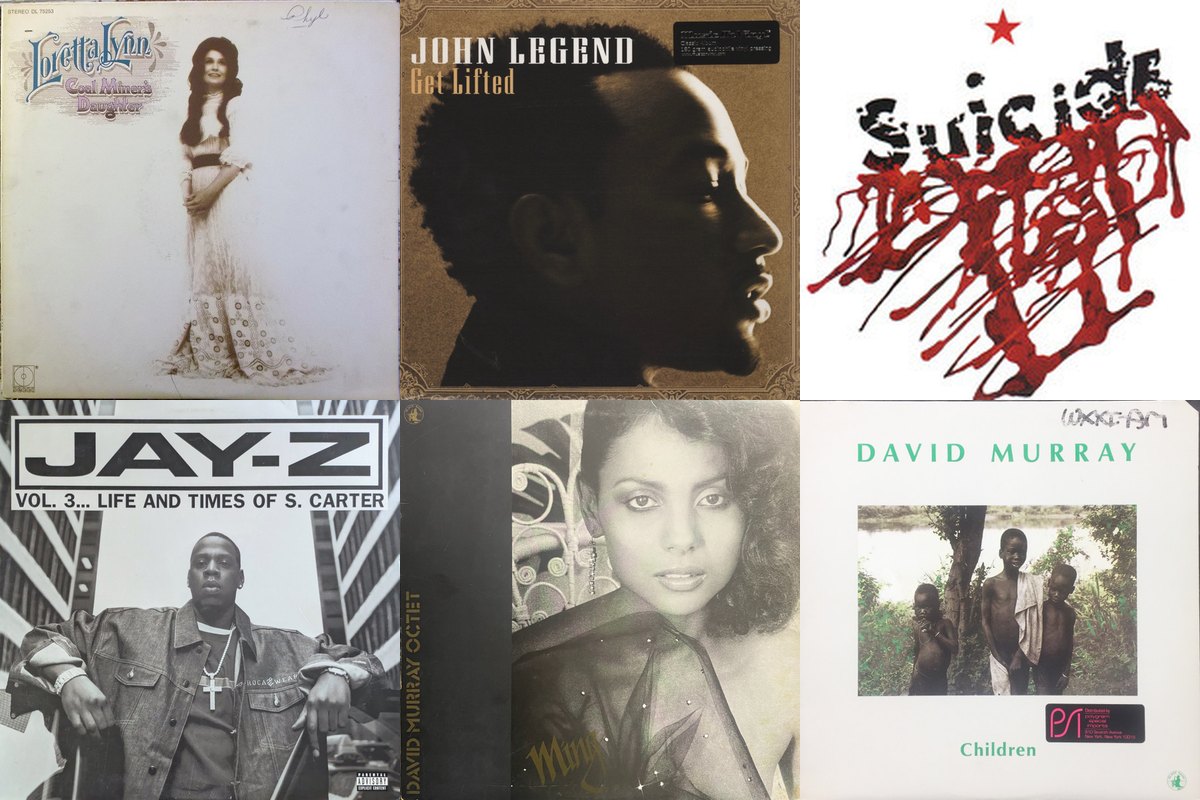 December 28th album covers: Coal Miner’s Daughter, Get Lifted, Suicide, Vol. 3... Life And Times Of S. Carter, Ming, Children