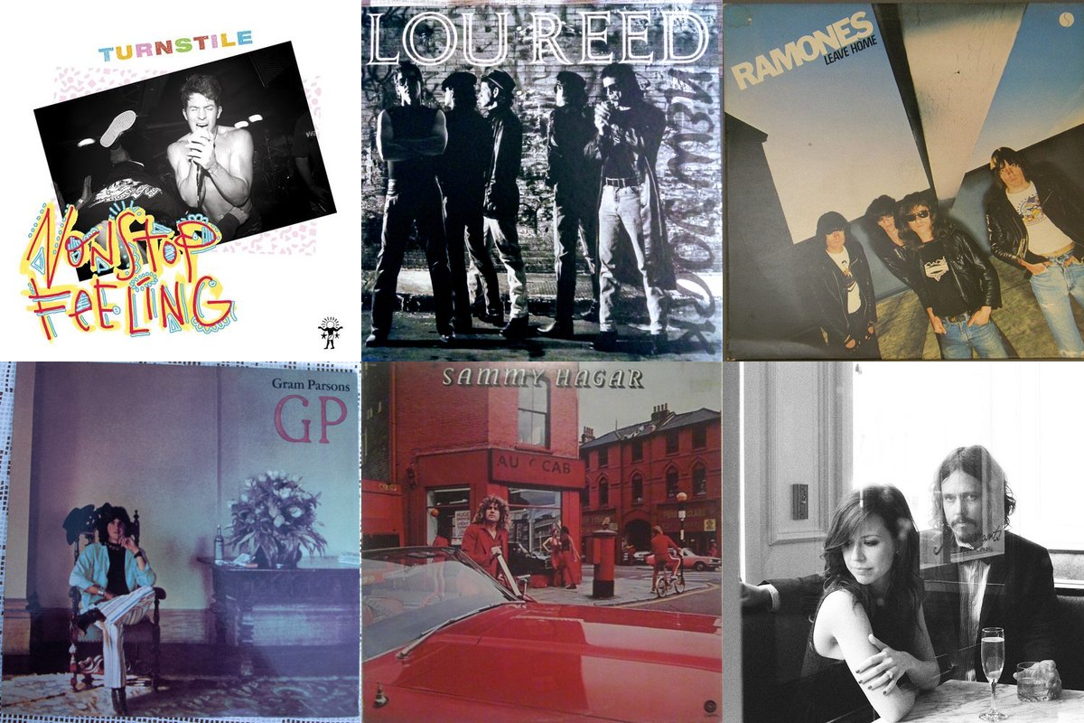 January 10th album covers: Nonstop Feeling, New York, Leave Home, GP, Sammy Hagar, Barton Hollow