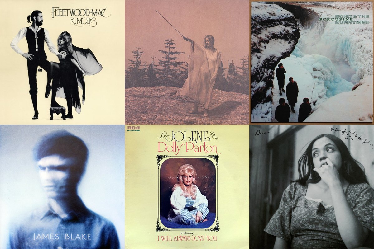 February 4th album covers: Rumours, II, Porcupine, James Blake, Jolene, The Man Who Died In His Boat
