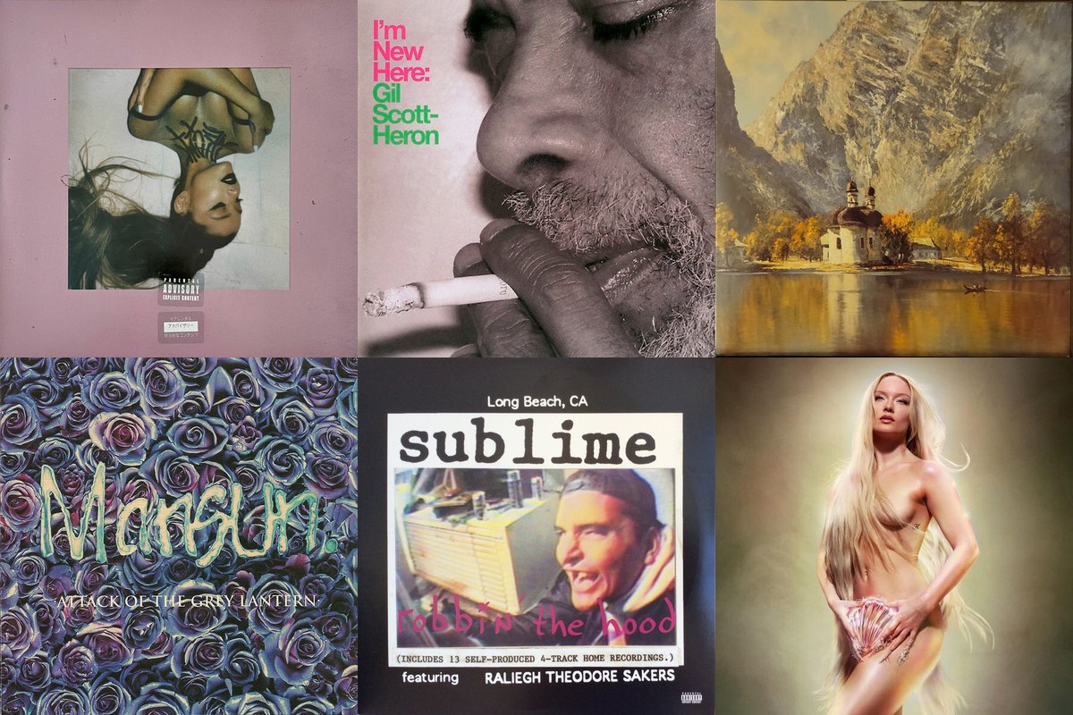 February 8th album covers: Thank U, Next, I'm New Here, Black Noise, Attack Of The Grey Lantern, Robbin' The Hood, Venus 