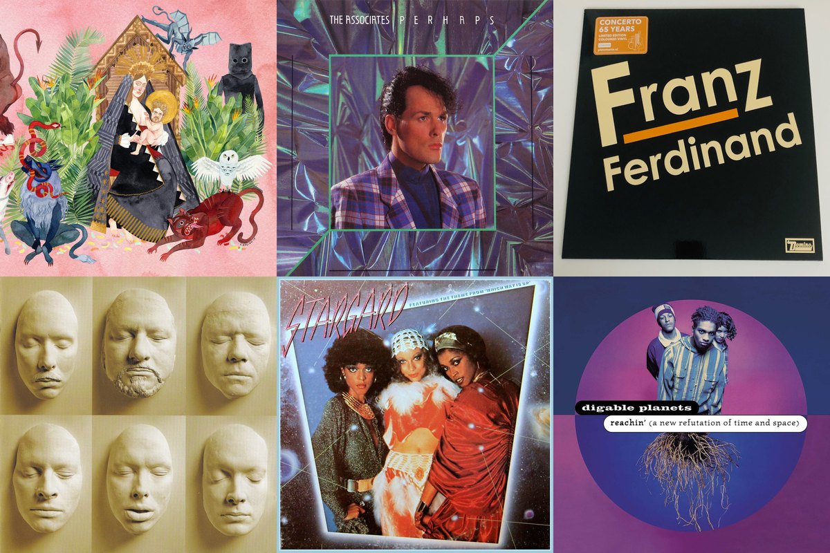 February 9th album covers: I Love You, Honeybear, Perhaps, Franz Ferdinand, Behind The Music, Stargard, Reachin' (A New Refutation Of Time And Space)