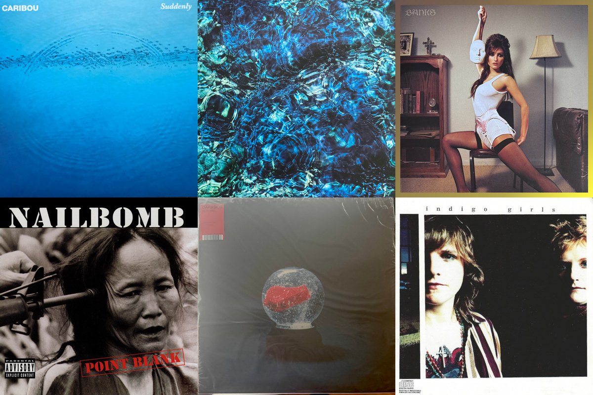 February 28th album covers: Suddenly, Luminescent Creatures, Off With Her Head, Point Blank, Nothing, Indigo Girls