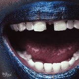 Blue Lips sleeve