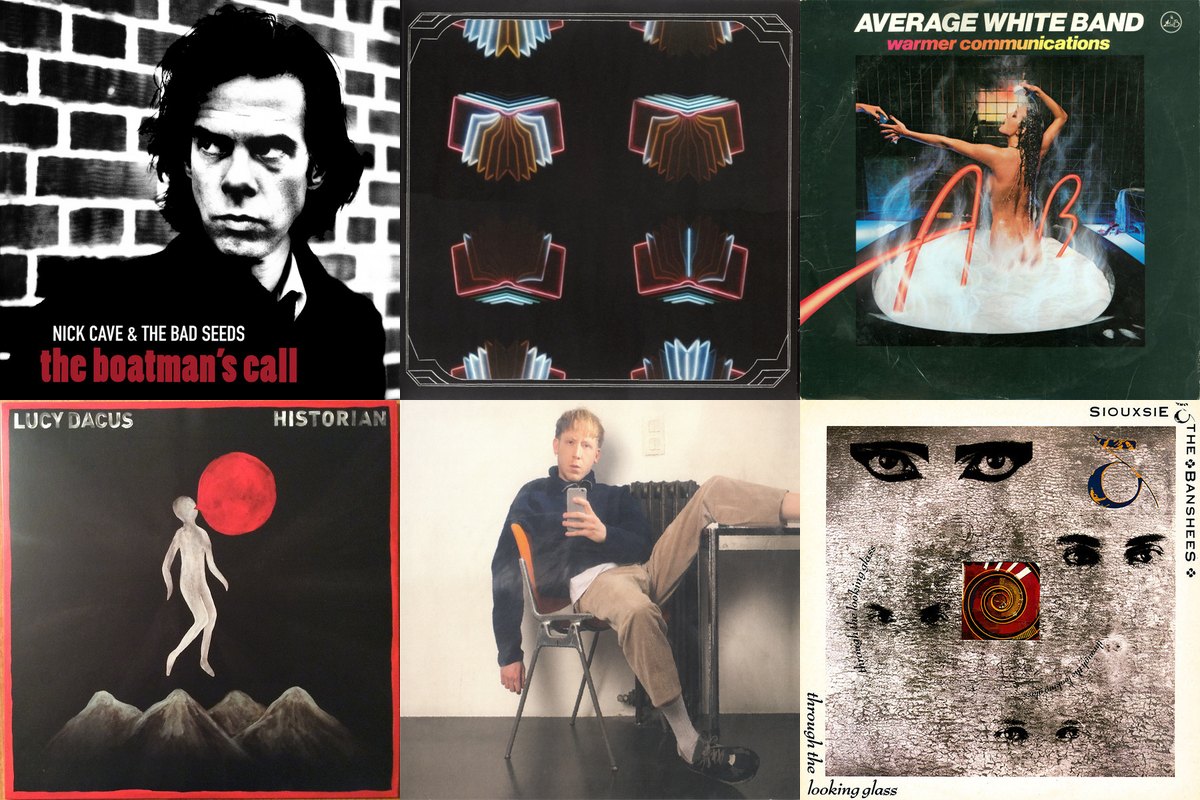 March 2nd album covers: The Boatman's Call, Neon Bible, Warmer Communications, Historian, Cure, Through The Looking Glass