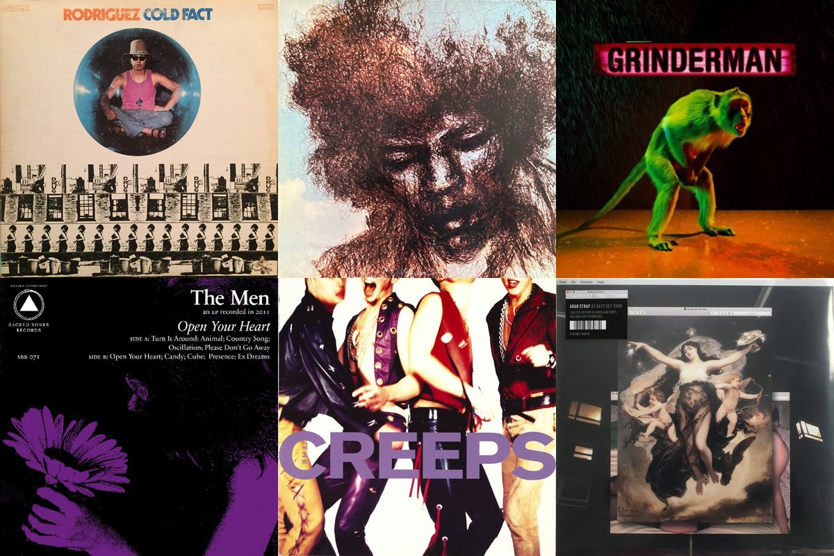 March 5th album covers: Cold Fact, The Cry Of Love, Grinderman, Open Your Heart, Blue Tomato, As Days Get Dark