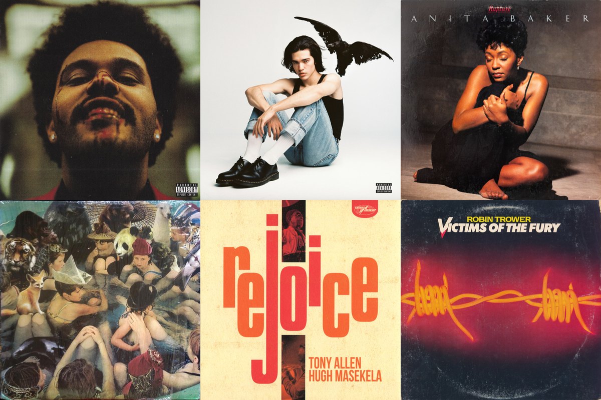 March 20th album covers: After Hours, Kid Krow, Rapture, Person Pitch, Rejoice, Victims Of The Fury