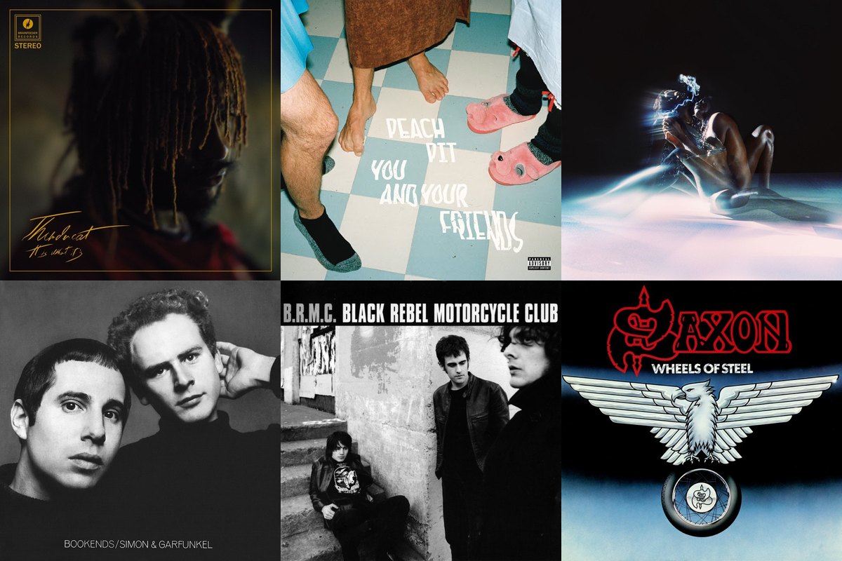 April 3rd album covers: It Is What It Is, You And Your Friends , Heaven To A Tortured Mind, Bookends, B.R.M.C., Wheels Of Steel
