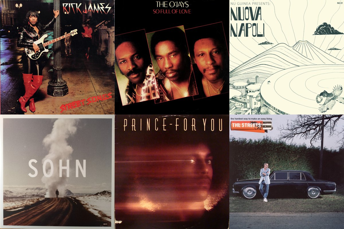 April 7th album covers: Street Songs, So Full Of Love, Nuova Napoli, Tremors, For You, The Hardest Way To Make An Easy Living