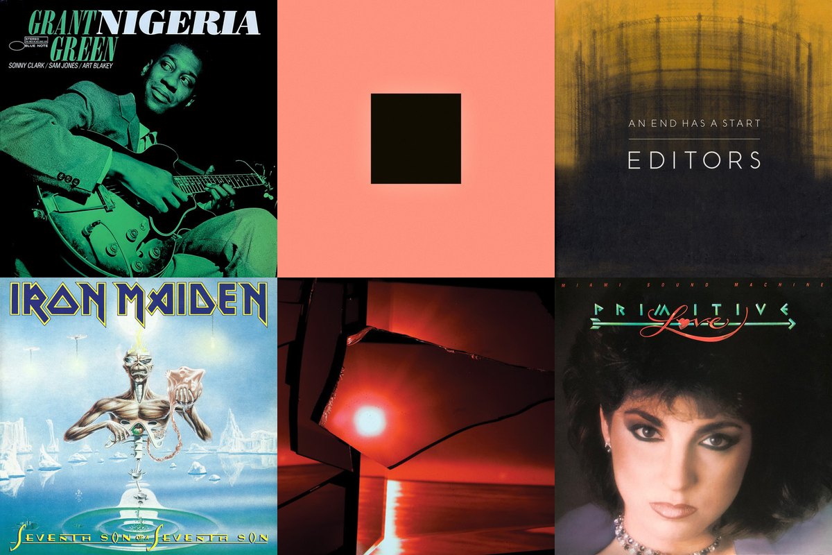 April 11th album covers: Nigeria, Sable, Fable, An End Has A Start, Seventh Son Of A Seventh Son, Nine Types Of Light, Primitive Love