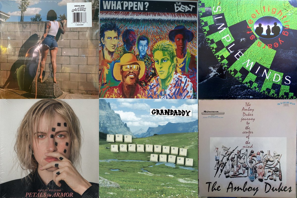 May 8th album covers: It Was Good Until It Wasn’t, Wha'ppen?, Street Fighting Years, Petals For Armor, The Sophtware Slump, Journey To The Center Of The Mind