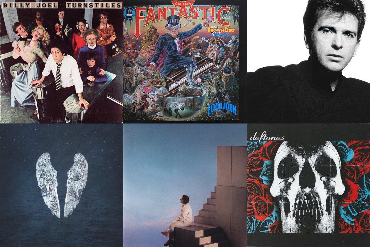 May 19th album covers: Turnstiles, Captain Fantastic And The Brown Dirt Cowboy, So, Ghost Stories, Broken By Desire To Be Heavenly Sent, Deftones