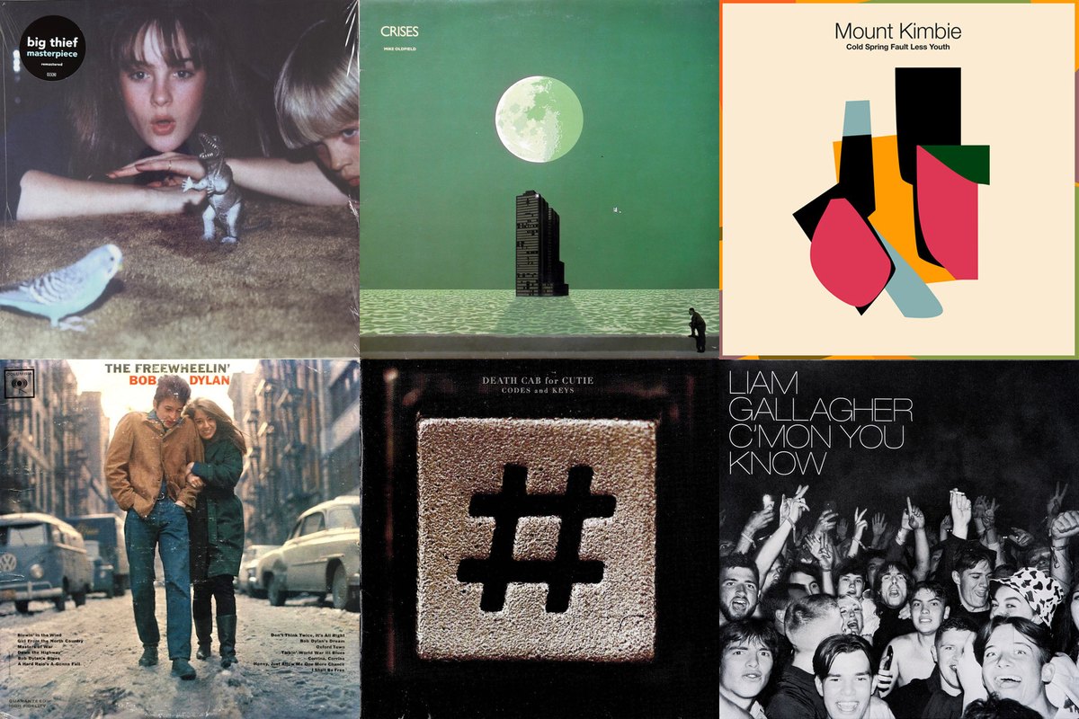 May 27th album covers: Masterpiece, Crises, Cold Spring Fault Less Youth, The Freewheelin' Bob Dylan, Codes And Keys, C'mon You Know