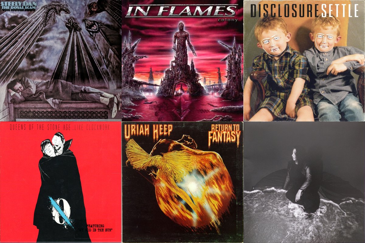 May 31st album covers: The Royal Scam, Colony, Settle, ...Like Clockwork, Return To Fantasy, Night Reign