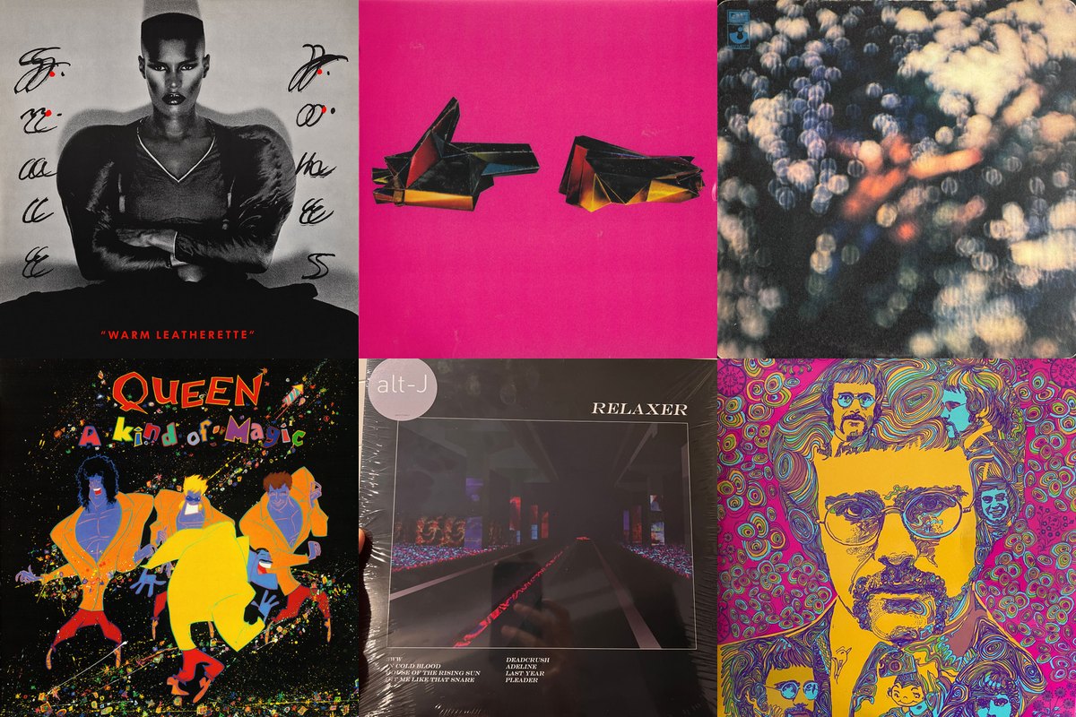June 2nd album covers: Warm Leatherette, Run The Jewels 4, Obscured By Clouds, A Kind Of Magic, Relaxer, Regimental Sgt. Zippo