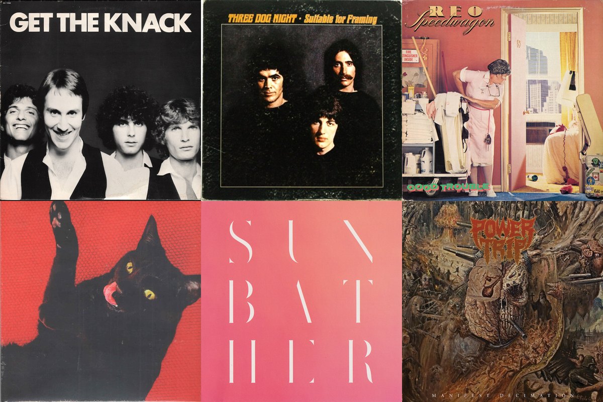 June 11th album covers: Get The Knack, Suitable For Framing, Good Trouble, Big Colors, Sunbather, Manifest Decimation