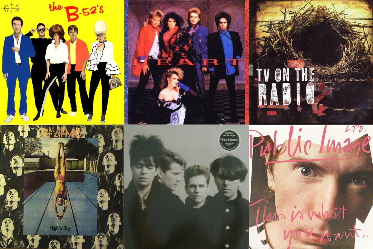 July 6th album covers: The B-52's, Heart, Return To Cookie Mountain, High 'N' Dry, Echo & The Bunnymen, This Is What You Want... This Is What You Get