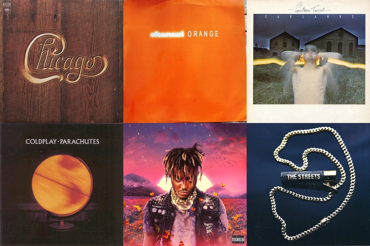 July 10th album covers: Chicago V, Channel Orange, Garlands, Parachutes, Legends Never Die, None Of Us Are Getting Out Of This Life Alive 