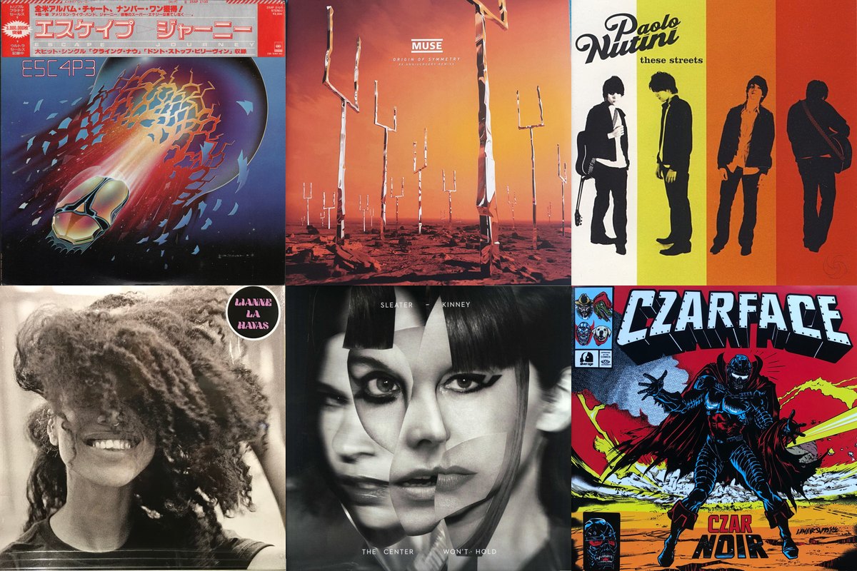July 17th album covers: Escape, Origin Of Symmetry, These Streets, Lianne La Havas, The Center Won't Hold, Czar Noir
