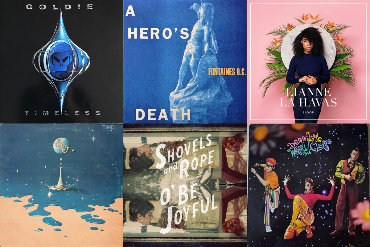 July 31st album covers: Timeless, A Hero's Death, Blood, Time, O' Be Joyful, World Clique